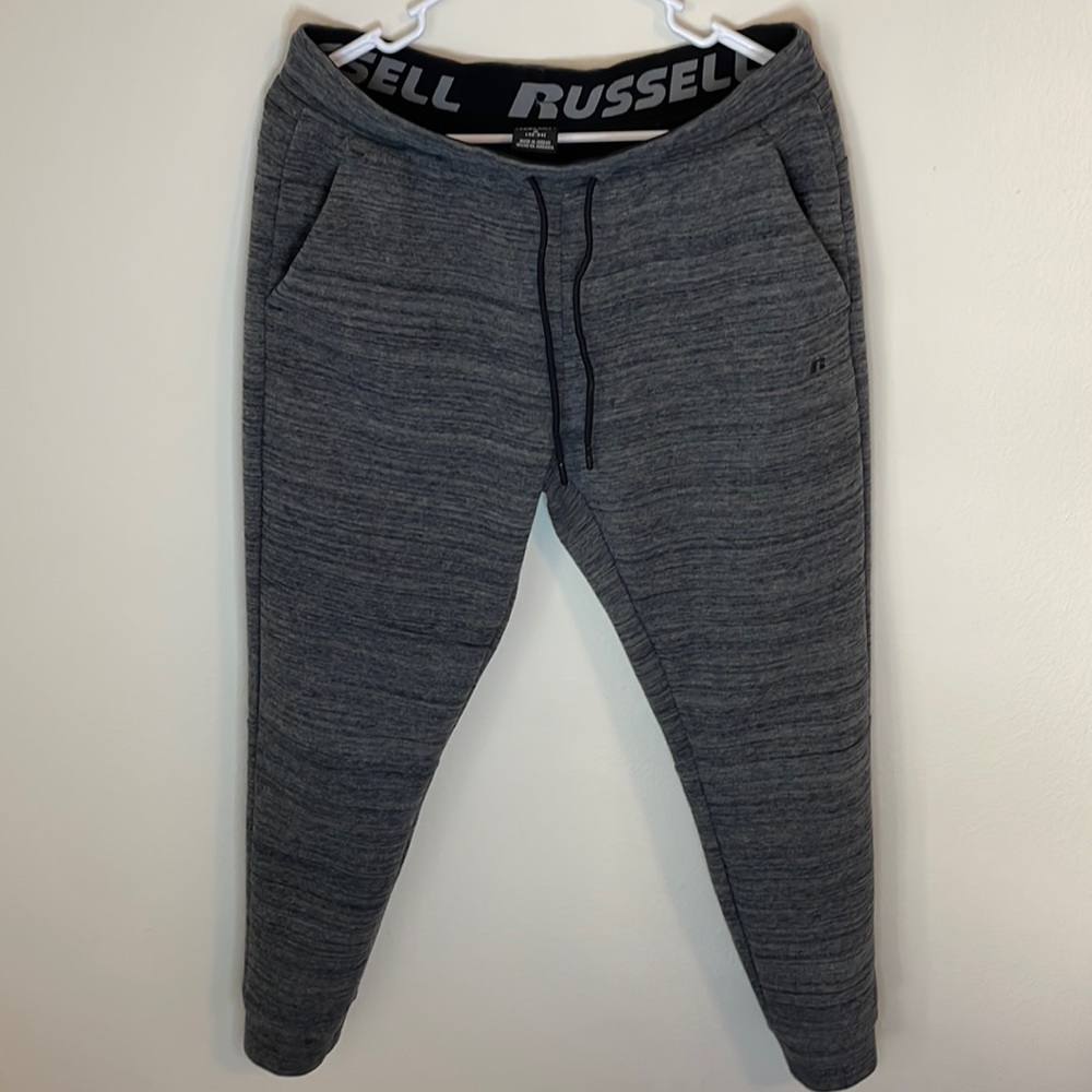 Russel Athletic Mens Medium Gray Sweat Pants Medium (32-34)